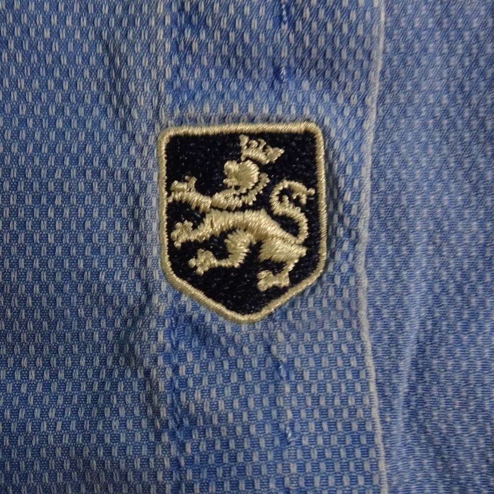 Nat Nast Blue Bup Silk Blend Shirt Medium - Picture 4 of 6